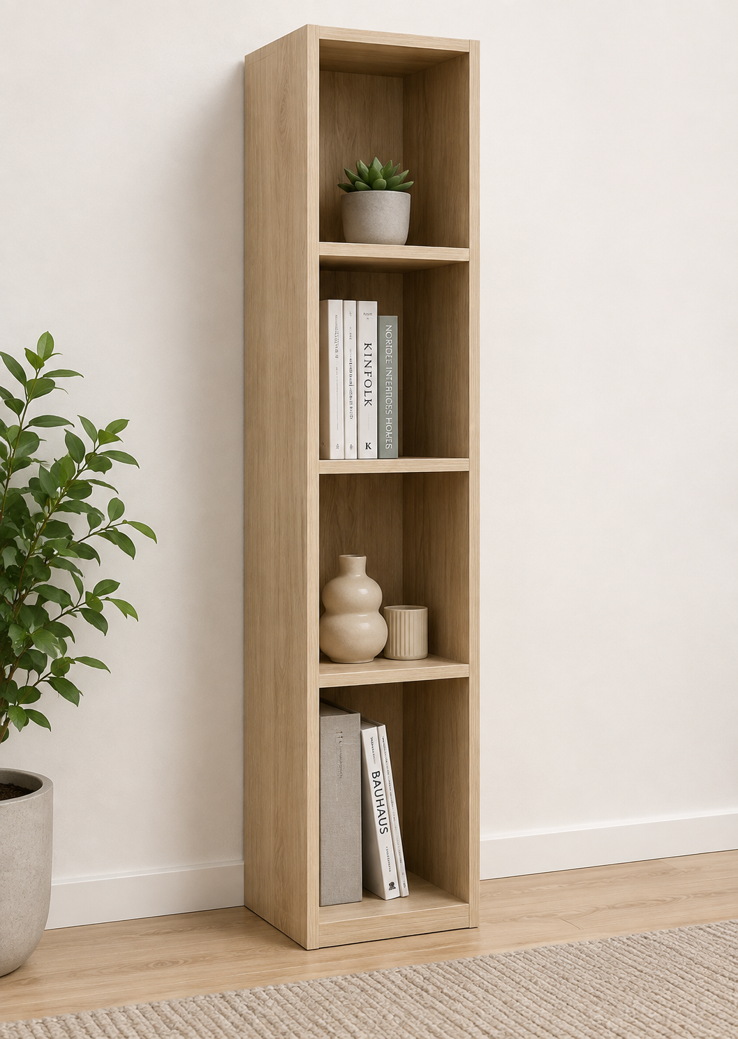 Ensemble meuble TV flottant grand rangement — vue 5