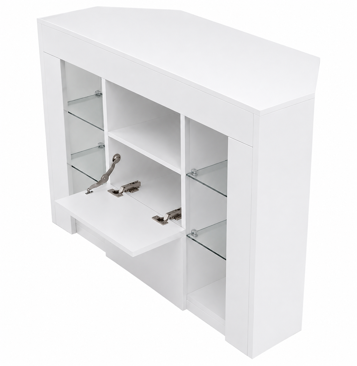 Meuble TV d'angle 100 cm avec LED — vue 6