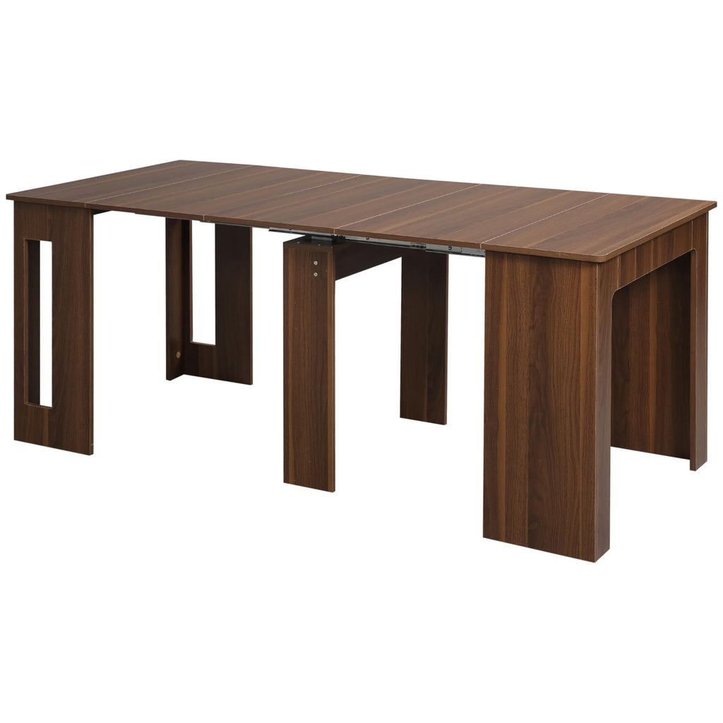 Table à manger extensible Studio 180 cm — panneau décor noyer, console extensible – vue produit