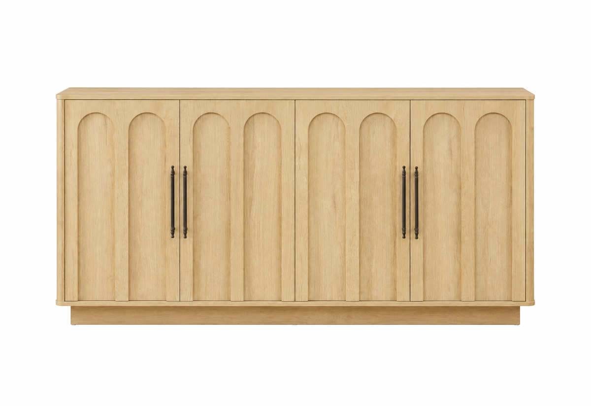 Buffet arches 160 cm quatre portes vue de face